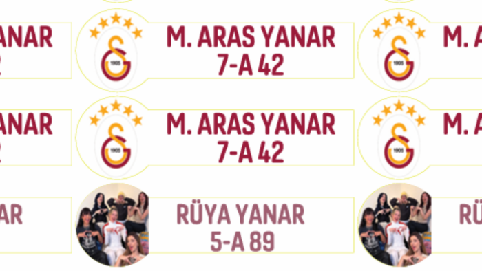 çocuğunuz için okul etiketi tasarımı yaparım