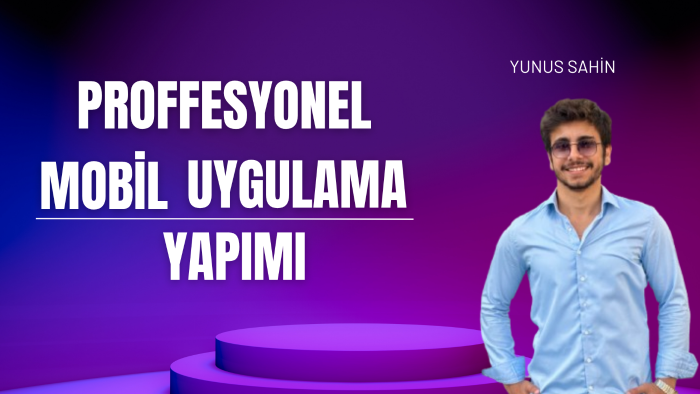 profesyonel ve modern mobil uygulamalar geliştiririm