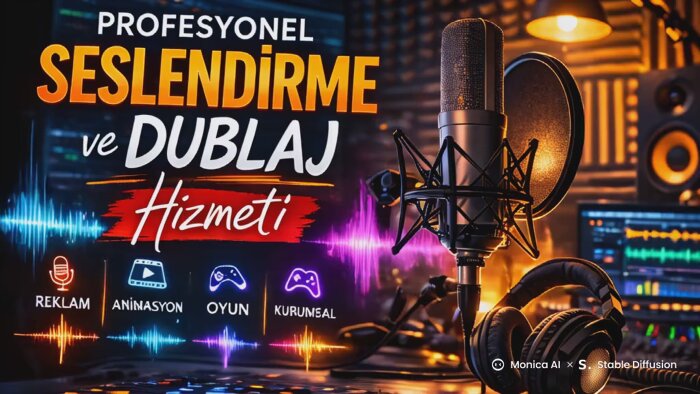 profesyonel seslendirme hizmeti veriyorum