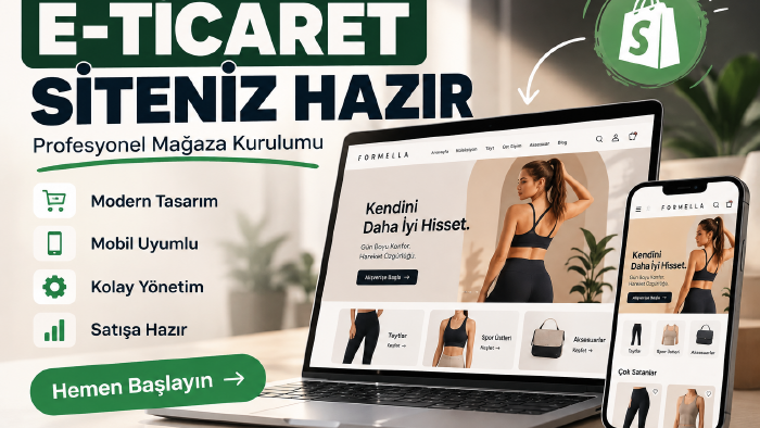 profesyonel e-ticaret sitesi kurulumu ve tasarlarım