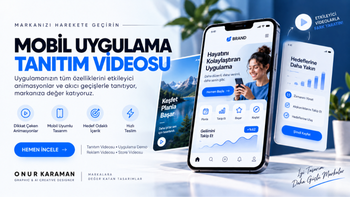 mobil uygulamanız için tanıtım videosu hazırlayabilirim