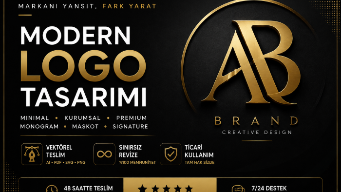  özgün ve akılda kalıcı logo tasarlayabilirim