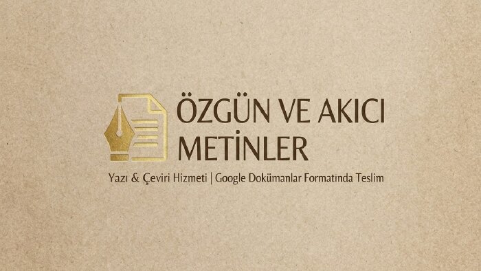 projeleriniz için etkileyici metinler yazarım