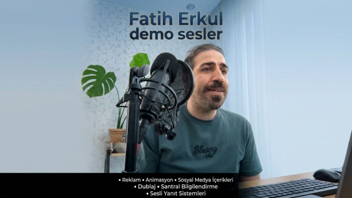 projelerinize profesyonel sesimle hayat veririm