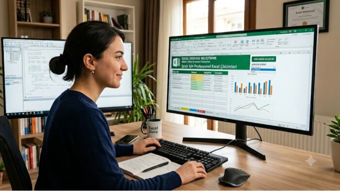 Excel ile yapılacak bütün işleri hızlı  şekilde yapabilirim