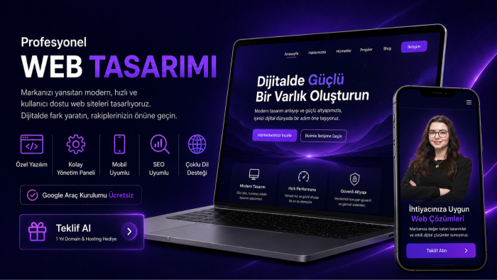 profesyonel web sitesi ve web tasarımı yapabilirim