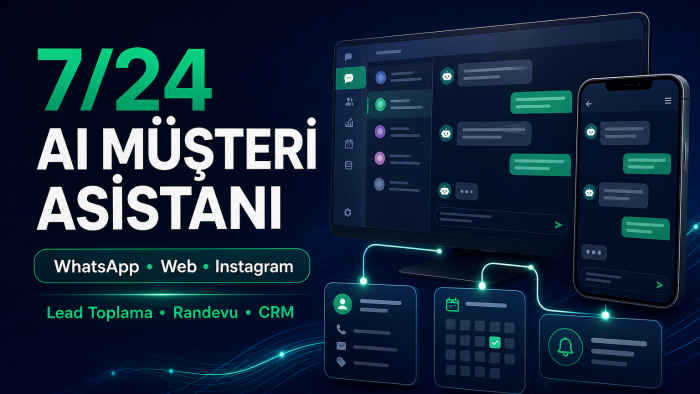 işletmeniz için yapay zekâ müşteri asistanı kuruyorum