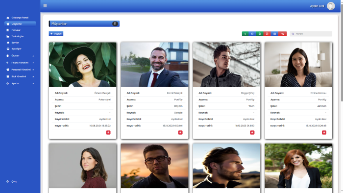 size özel iş takibi, crm veya erp sistemi geliştirebilirim