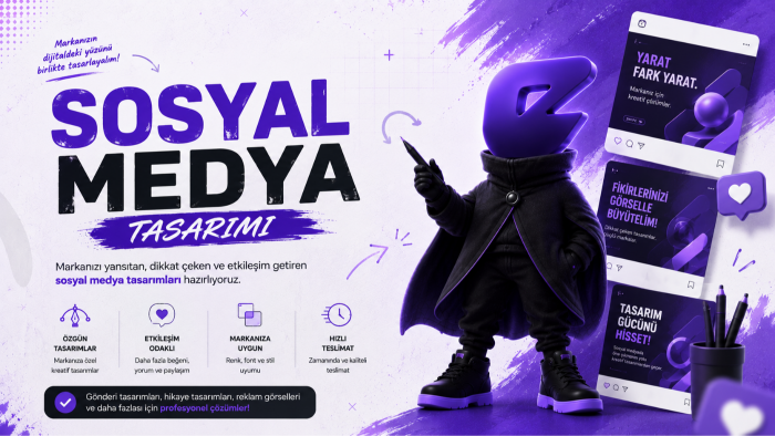 markanız için profesyonel sosyal medya tasarımları yapıyorum
