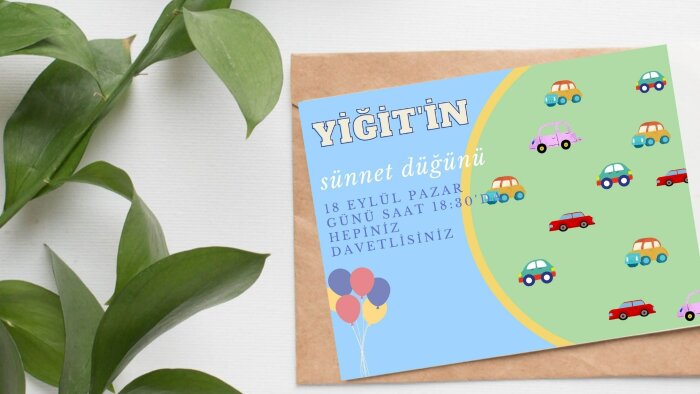 bütün özel günleriniz için davetiye tasarlayabilirim