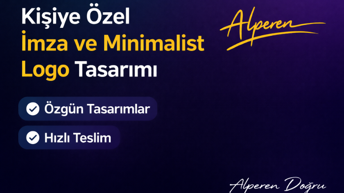 sizin için en iyi logoyu yapacağım