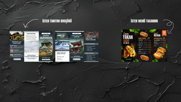 sizin için hızlıca broşür ve katalog tasarlayabilirim