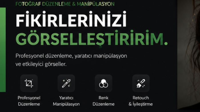 fotoğrafla ve photosopla ilgili ihtiyaçlarınızı çözebilirim