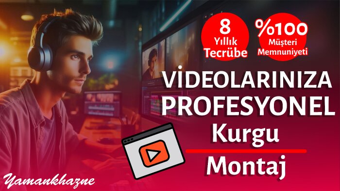 her türlü video kurgu-montajınızı yaparım
