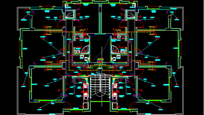 AutoCad üzerinden elektrik iç tesisat projesi çiziyorum