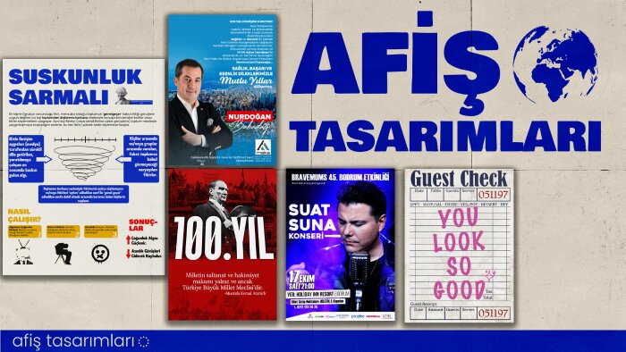 sizin için afiş tasarlayabilirim