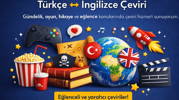  Türkçe ↔ İngilizce metinleri çeviririm