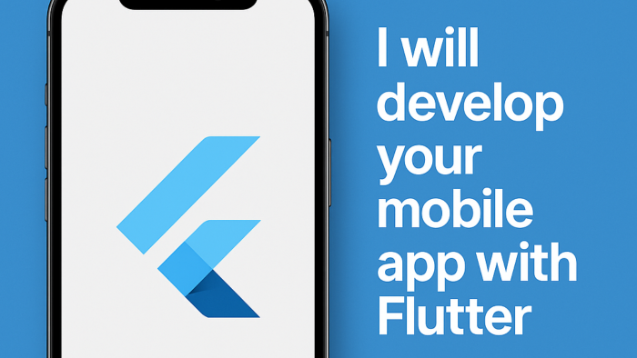 flutter ile mobil uygulamalarınızı geliştirebilirim