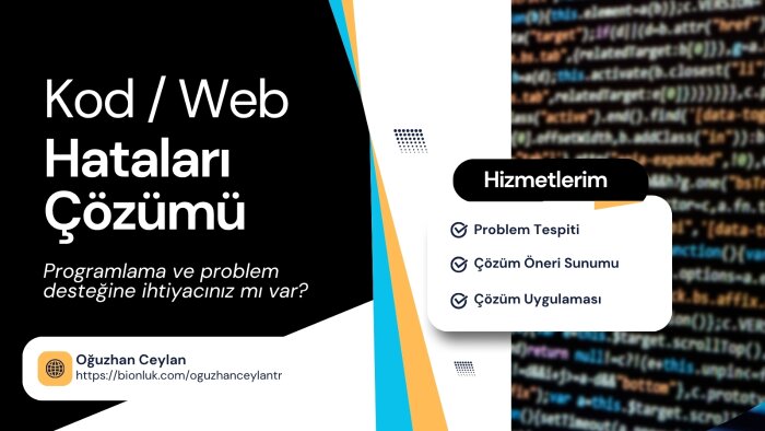 her türlü yazılım işinizi tamamlar ve problemleri gideririm
