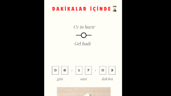 CV hazırlaması yaparım