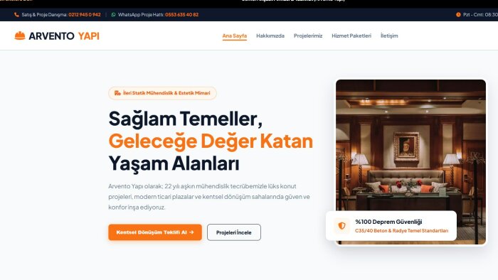 modern ve mobil uyumlu web siteleri tasarlıyorum