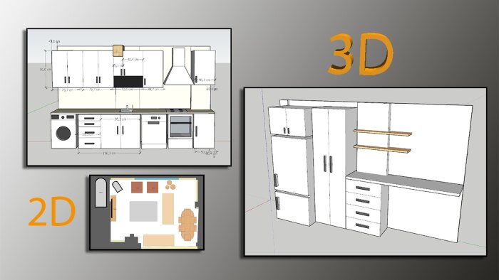 mutfağınızı istediğiniz şekilde 3d tasarlarım