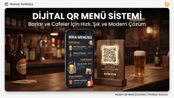 restaurantınız için dijital uygulamalar geliştiririm