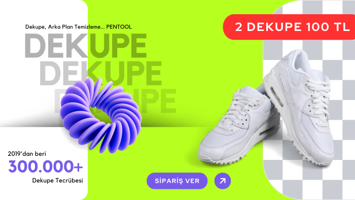 dekupe, arka plan temizleme yaparım