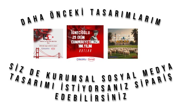 kurumsal sosyal medya paylaşımları hazırlarım