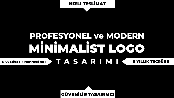 size profesyonel ve modern minimalist logo tasarımı yaparım