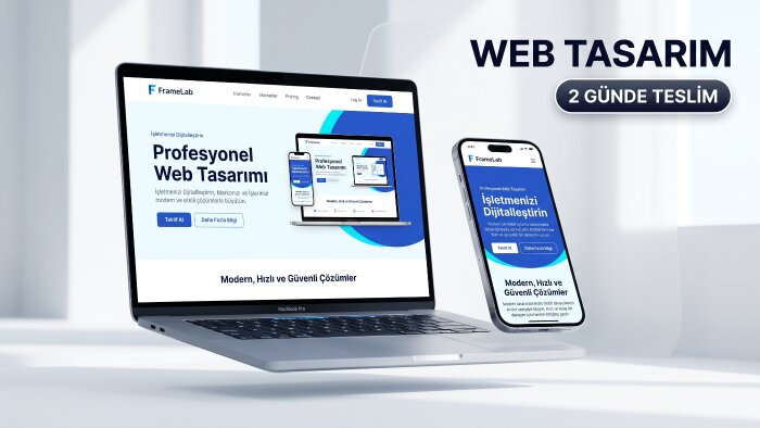 işletmeniz için 2 günde mobil uyumlu web sitesi tasarlarım