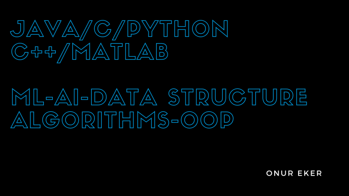 C, C++, Java, Python dillerinde destek verebilirim