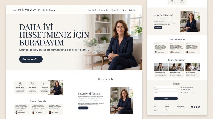 profesyonel ve modern web sitesi hazırlarım