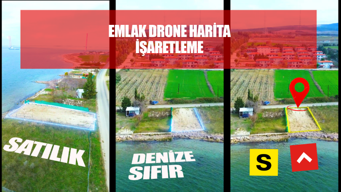 drone videolarına arsa işaretlemeleri yaparım