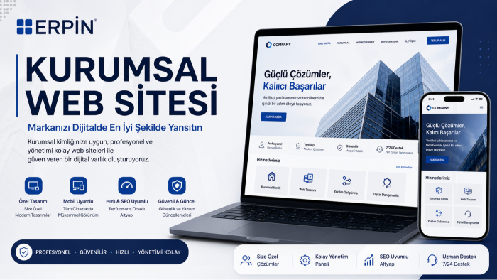 size özel kurumsal web sitesi yaparım