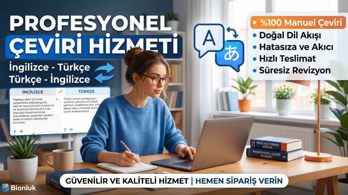  web sitesi, makale ve akademik metinlerinizi çeviririm