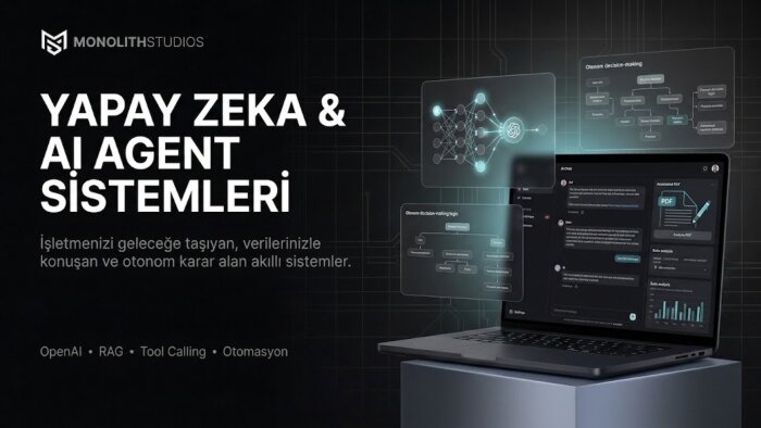 yapay zeka (AI) ve AI agent sistemleri geliştiriyorum