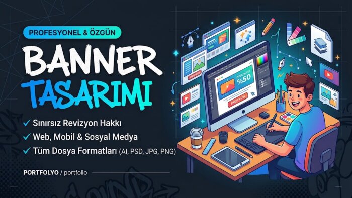 sizler için banner tasarımı yapabilirim