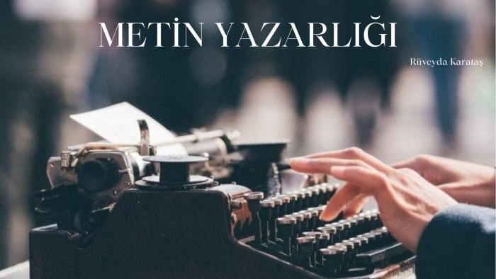profesyonel metin yazarlığı hizmeti veririm