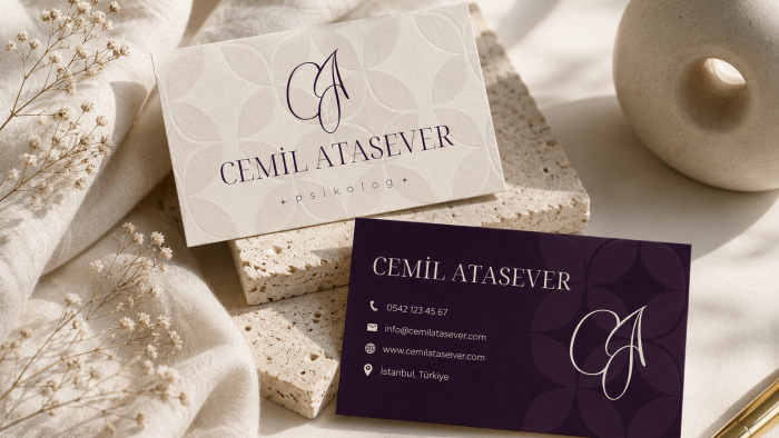 sizler için kartvizit tasarlarım