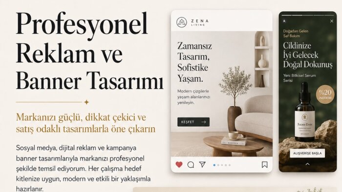 sizin için banner tasarımları yaparım