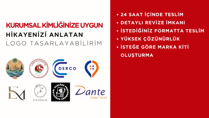 marka hikayenize uygun logo tasarlayabilirim