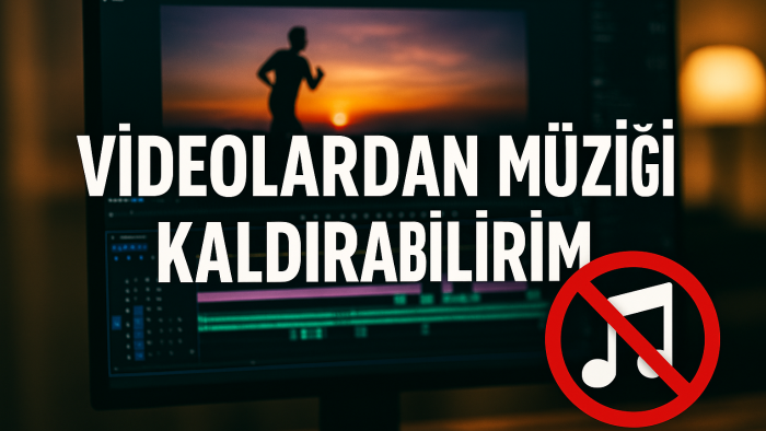 videolarınızdaki müziği ve sesi kaldırabilirim