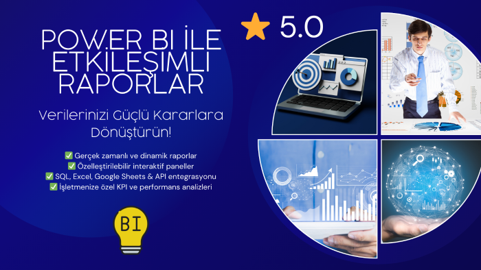 power bi ile etkileşimli raporlar yapabilirim