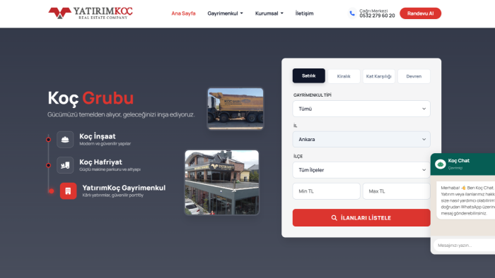 firmanız için özel tasarım web geliştirme yapabilirim