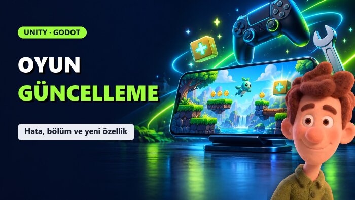 oyununuzdaki hatayı düzeltir, yeni özellik ve bölüm eklerim