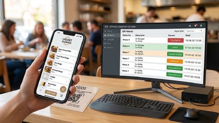 kafe ve restoranlara QR menü sistemi hazırlarım