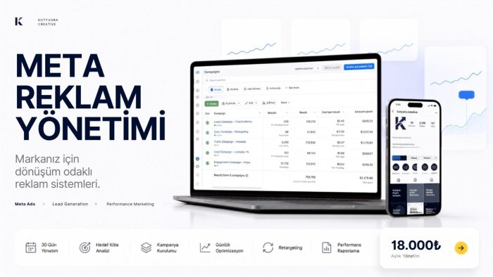 meta reklamlarınızı satış ve lead odaklı yönetirim