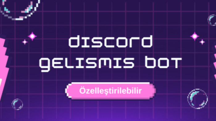 discord sunucuları için özel bot yaparım