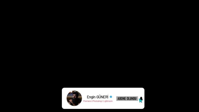 YouTube kanalınız için animasyonlu abone ol butonu yaparım